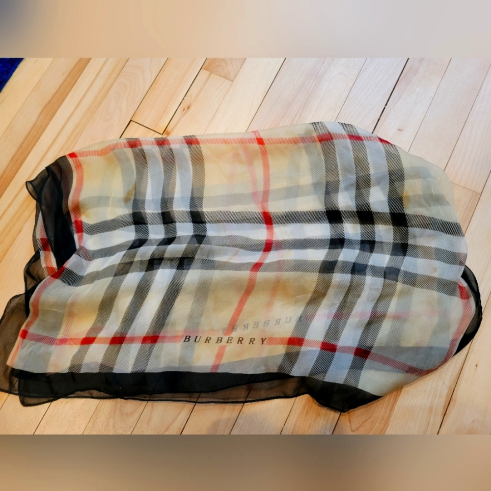 Burberry silk scarf